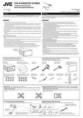JVC EXAD KW-AVX826 Installation & Connection Manual