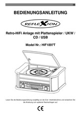 Reflexion HIF1897T Manual