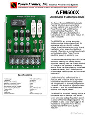 Power-Tronics AFM500X Manual