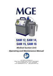 MGE UPS Systems SAM 15 Operating And Maintenance Manual