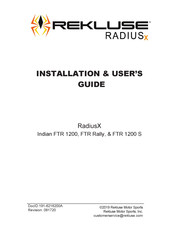 Rekluse RadiusX FTR 1200 Installation & User Manual