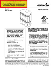 Heat-N-Glo Bay-stove Installer's Manual