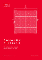PANAVISION PANALUX SONARA 4:4 Manual
