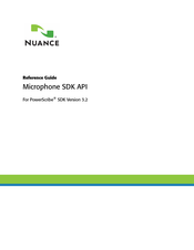 NUANCE PowerScribe SDK API Reference Manual