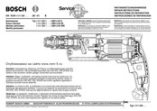 Bosch 0 611 234 0 Series Repair Instructions
