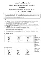 Tsubaki TGB Series Instruction Manual