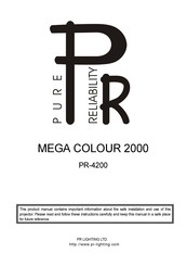 PR Lighting MEGA COLOUR 2000 Instructions Manual