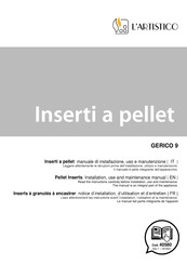 L'Artistico GERICO 9 Installation, Use And Maintenance Manual