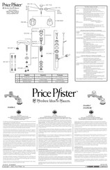 Black & Decker Price Pfister J160M-C Installation Instructions