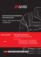 s-gard 13-000-0000-0000 Manual And Manufacturer Information