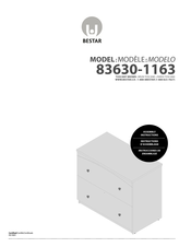Bestar 83630-1163 Assembly Instructions Manual
