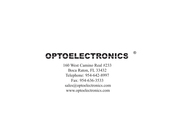 Optoelectronics Scout User Manual