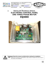 Casit EQ400I Installer Technical Manual