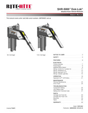RITE-HITE Dok-Lok SHR-5000 Owner's Manual