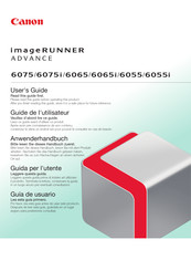 Canon imageRUNNER ADVANCE 6075 Manuals 