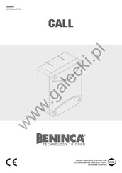 Beninca CALL Manual