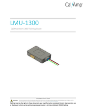 Calamp LMU-1300 Training Manual