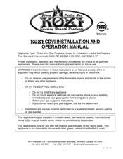 Kozi CDVIN Installation And Operation Manual