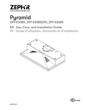 Zephyr Pyramid Use, Care And Installation Manual