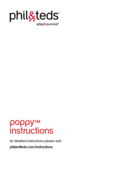 Phil&Teds adapt&survive! poppy Instructions Manual