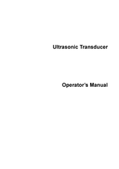 Mindray V11-3HU Operator's Manual