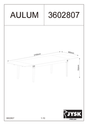 Jysk AULUM 3602807 Manual