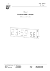WESTERSTRAND 190130-30 Manual
