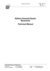 Westerstrand Quartz Movement Technical Manual