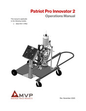 MVP INV2-PAT-7-PRO Operation Manual