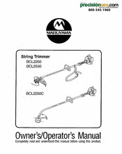 Maruyama BCL2550 Owner's/Operator's Manual