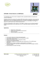HRW EKey EKRXGSM Quick Start Manual