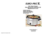 Euro-Pro KC260 Owner's Manual