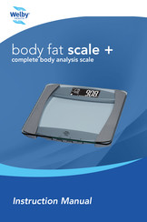 Welby body fat scale + Instruction Manual