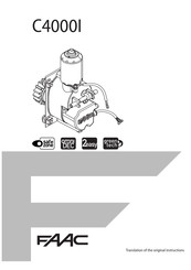 FAAC C4000I Original Instructions Manual