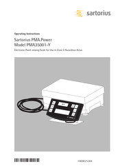 Sartorius PMA.Power Operating Instructions Manual