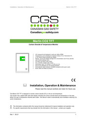 CGS Merlin CO2 TFT Installation Operation & Maintenance