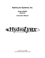 HydroLynx Systems 50386R Instruction Manual