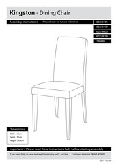 Argos Kingston 602/9779 Assembly Instructions Manual