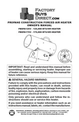 Factory Buys Direct FBDFA175V Owner's Manual