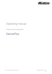 Hettich DancerPlus Operating Manual
