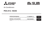 Mitsubishi Electric PEA-A12 Operation Manual