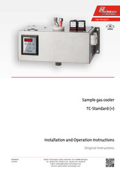 Bühler technologies TC-MIDI 6112 Installation And Operation Instructions Manual