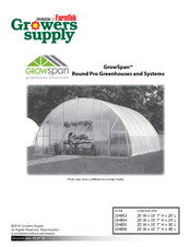Farmtek Growers Supply GrowSpan Round Pro Series Manual
