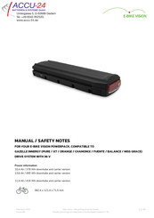Akku Vision E-Bike Vision POWERPACK Manual