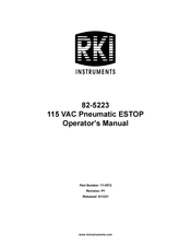 Rki Instruments 82-5223 Operator's Manual