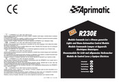 Aprimatic ADI R230E Instructions Manual