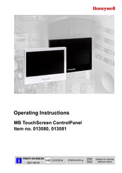 Honeywell 013081 Operating Instructions Manual