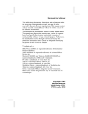 AMPTRON M810DLU User Manual