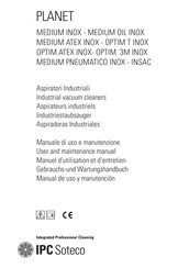 IPC Soteco PLANET OPTIM T INOX User And Maintenance Manual