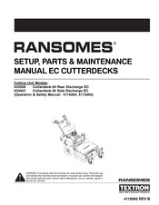 Textron RANSOMES 933506 Setup, Parts & Maintenance Manual